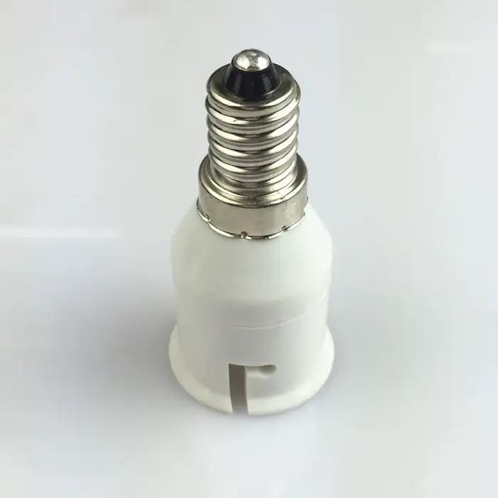 Support de lampe Led blanc E14 à B22, convertisseur de douille d'ampoule à vis, Bases de lampe à éco