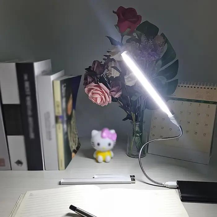 Mini veilleuse LED USB portable avec capteur tactile, lampe de table, lampe de bureau, lampe de lect