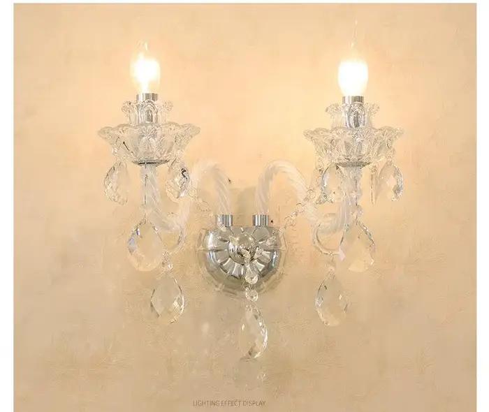 Applique Murale Moderne en Clip K9, Éclairage de Luxe pour Salon, de Qualité Supérieure