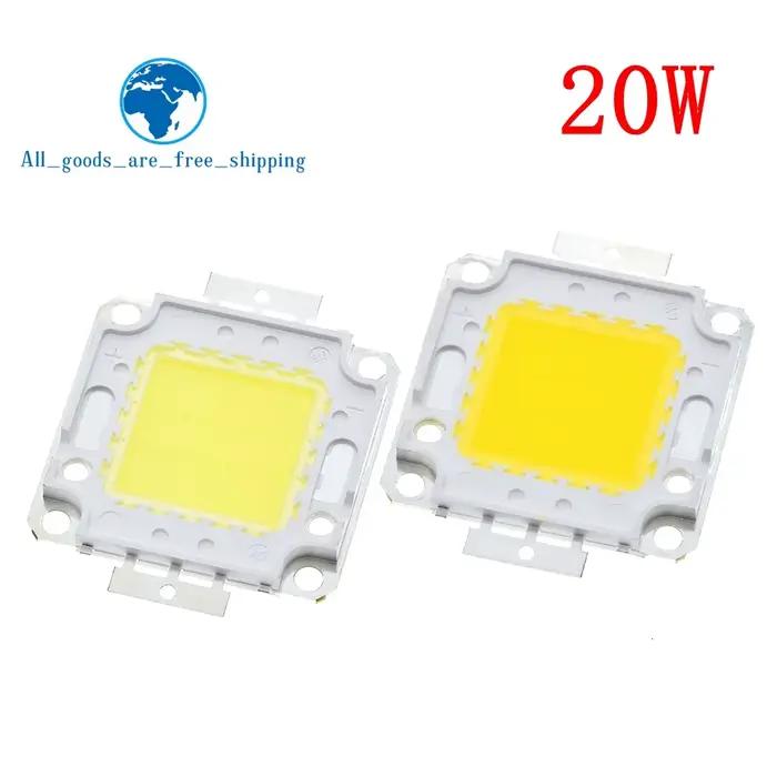 Puce de lampe LED intégrée COB, ampoule de budgétaire bricolage, blanc chaud, 10W, 20W, 30W, 50W, 10
