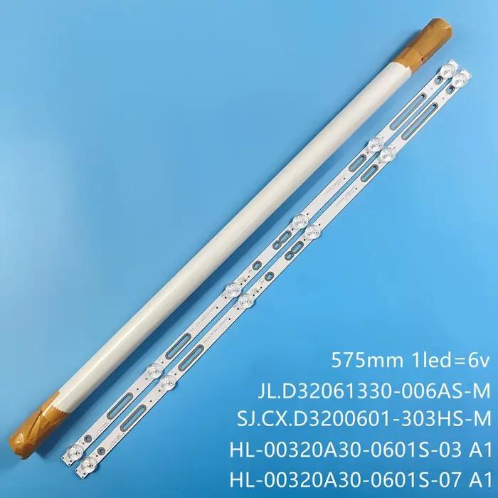 Bandes LED SJ.CX.D3200601-3030HS-M pour 32 TV RCA RTV32Z2SM BBK 32LEM1045/T2C DJTV321 H32D7000E HTV-