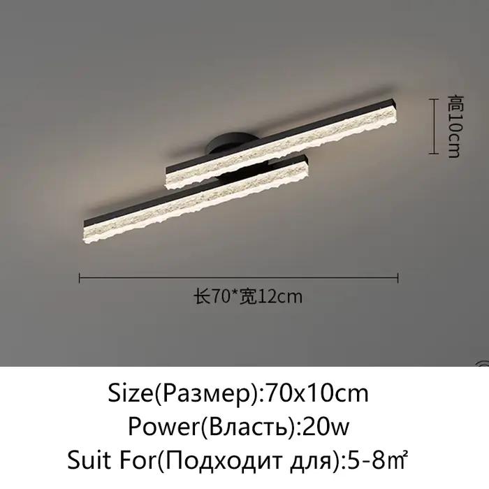 Plafonnier LED moderne avec protection oculaire, pour chambre à coucher, salon, balcon, décoration, 