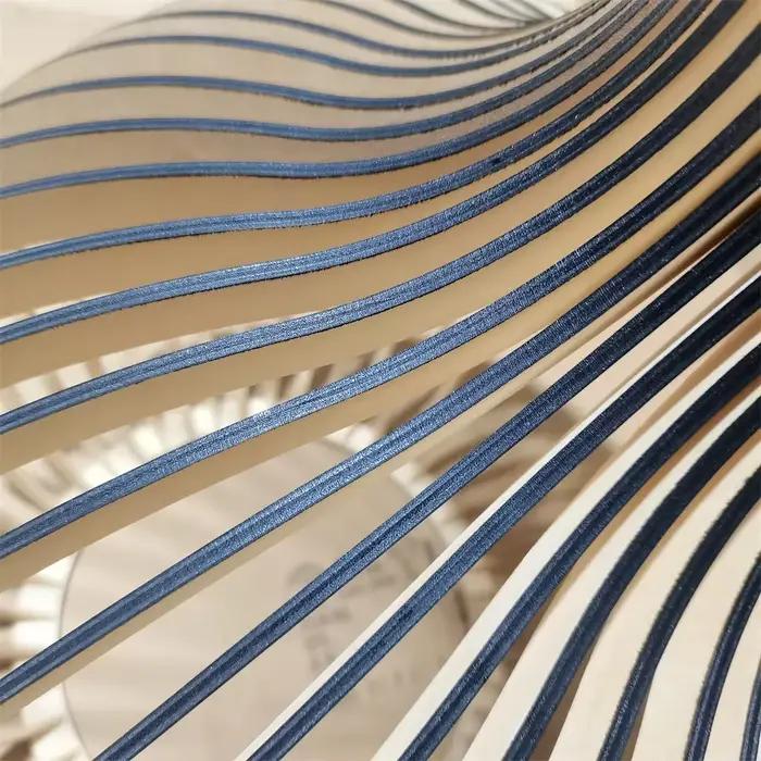 Foscarini – lampe suspendue en forme de Cage en bois massif, couleur noyer noir, blanc, bleu, lumina