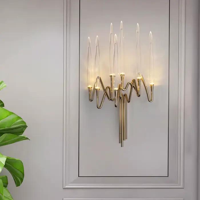 Plafonnier LED suspendu en cristal au design moderne de luxe, luminaire décoratif d'intérieur, idéal