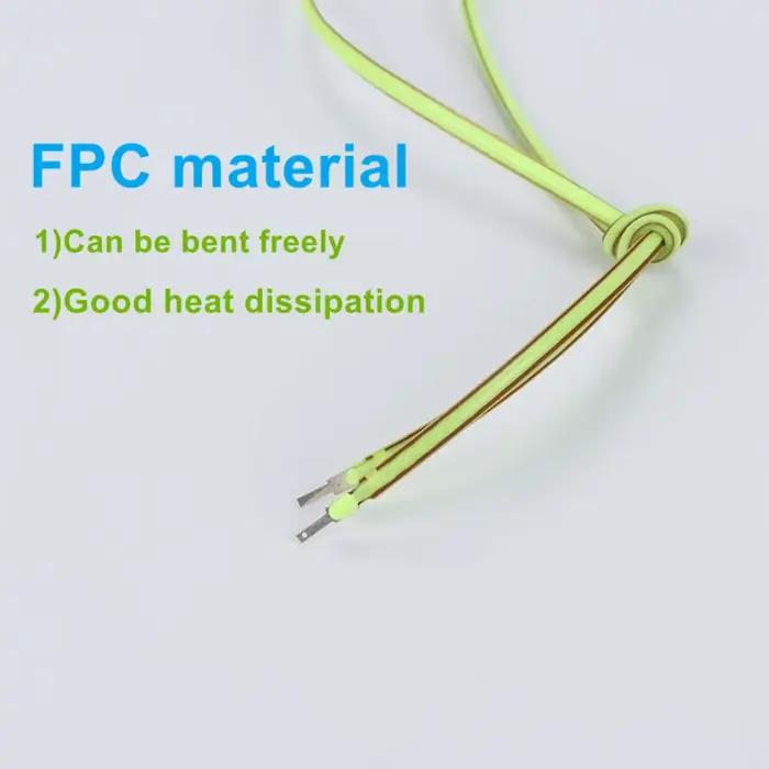 12V 24V 600mm LED Flexible Ultra mince Filament spirale ampoule Filament rétro Edison ampoule lampe 