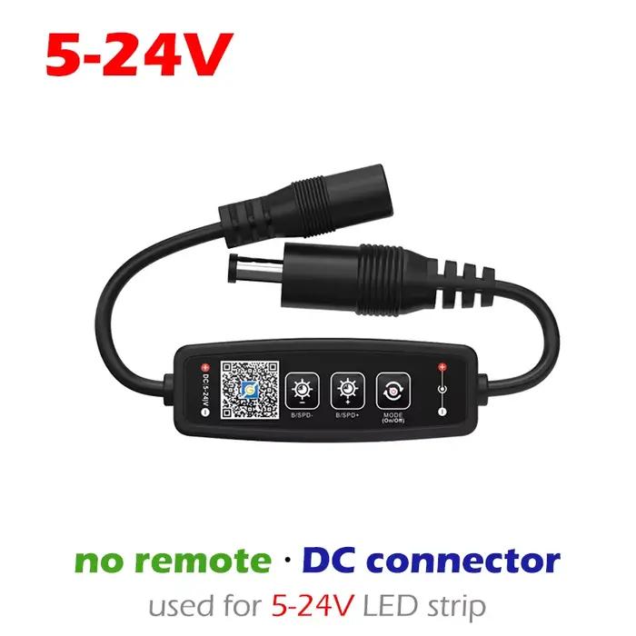11 touches RF télécommande sans fil DC5-24V bande lumineuse LED couleur unique Bluetooth APP bouton 
