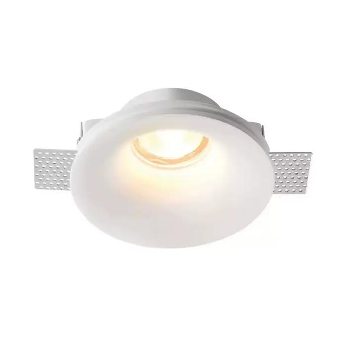 Spot LED encastré en plâtre sans lampe principale, pour plafond, salon, usage domestique, anti-éblou