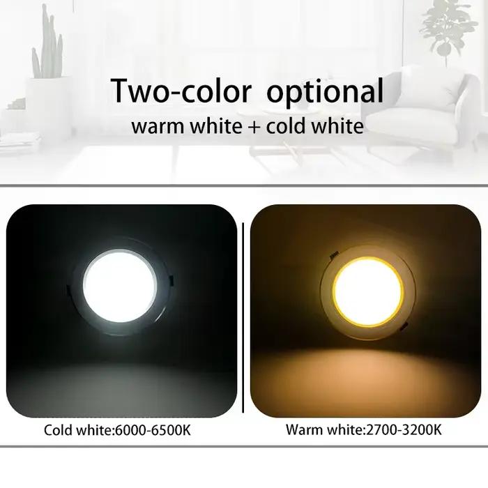 6 pcs/lot LED Downlight 5 W 9 W 12 W 15 W 18 W AC 220 V 230 V 240 V LED plafond salle de bain lampes