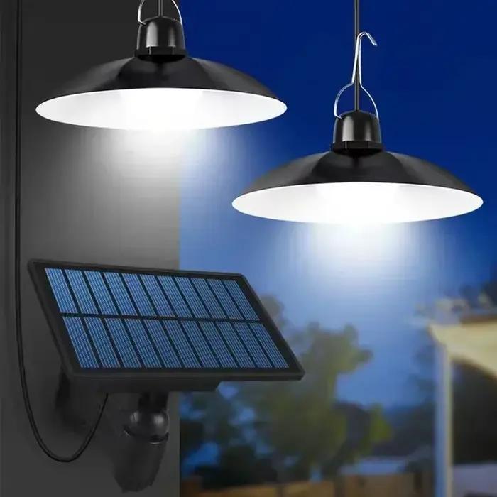 Lampe LED solaire suspendue avec télécommande, 1/1/1/2 LED, éclairage d'extérieur, idéal pour un jar