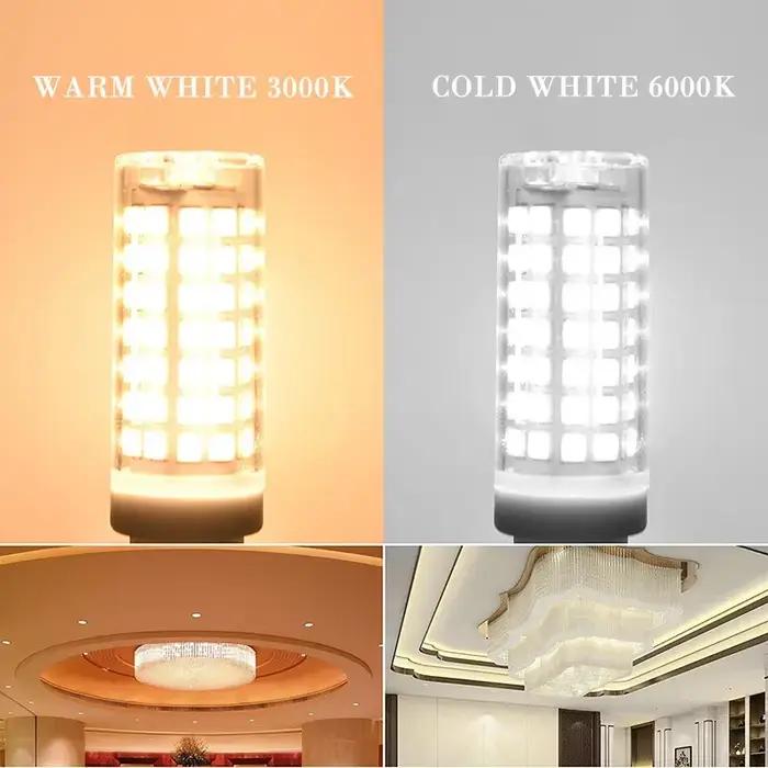 Ampoule de maïs LED G9 super lumineuse, céramique 690strada, sans filtre, lumière LED pour lustres e