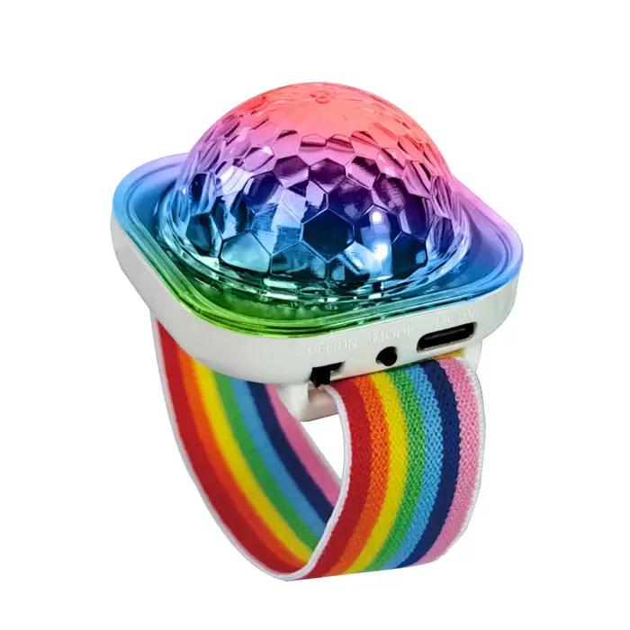 Lampe d'ambiance de poignet Portable, lumière de scène Disco, LED Rechargeable, lampe de contrôle du