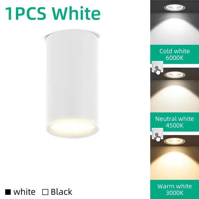Spot lumière LED GU10 Luminaire monté en Surface plafonnier intérieur chambre salon Downlight LED bo