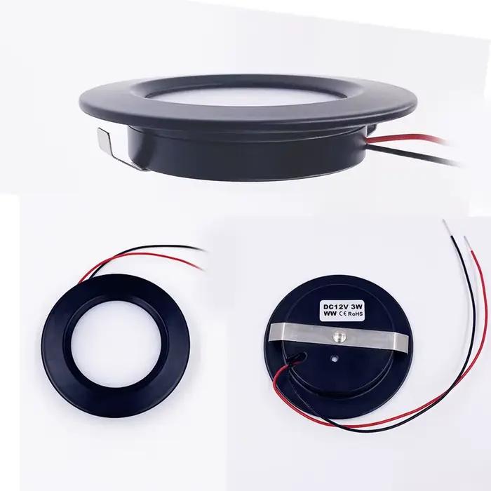 Mini Spot Lumineux LED Encastrable pour le Plafond, Éclairage d'Nik, Idéal pour une Cuisine ou un Ca