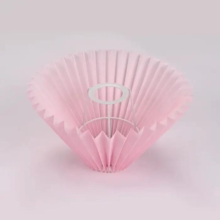 Couvercle de lustre plissé en tissu lavable, couverture de gril, décor de plafond moderne, lampe de 