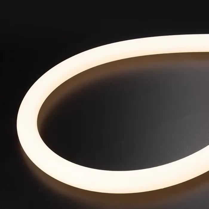 Bande lumineuse ronde en Gel de silice, Luminescence 360, Flexible, étanche Ip67, Tube de corde néon