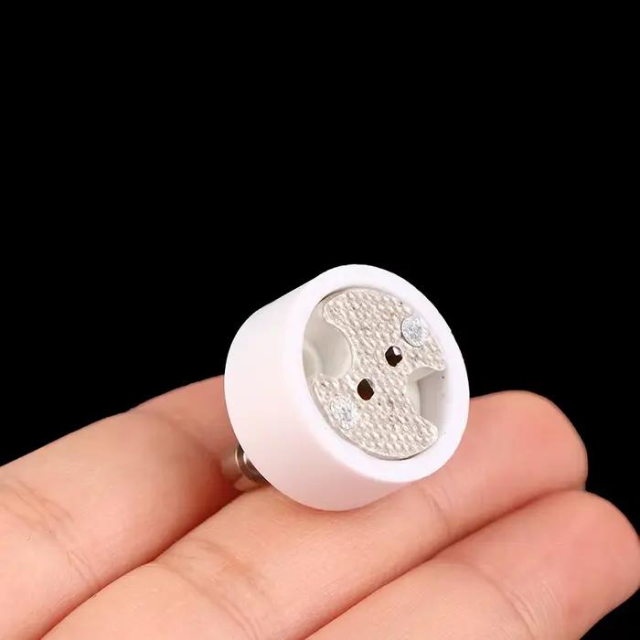 Douille en céramique pour ampoule halogène LED, GU10 à MR16, G4, GU5.3, dean 6.35, adaptateur à broc