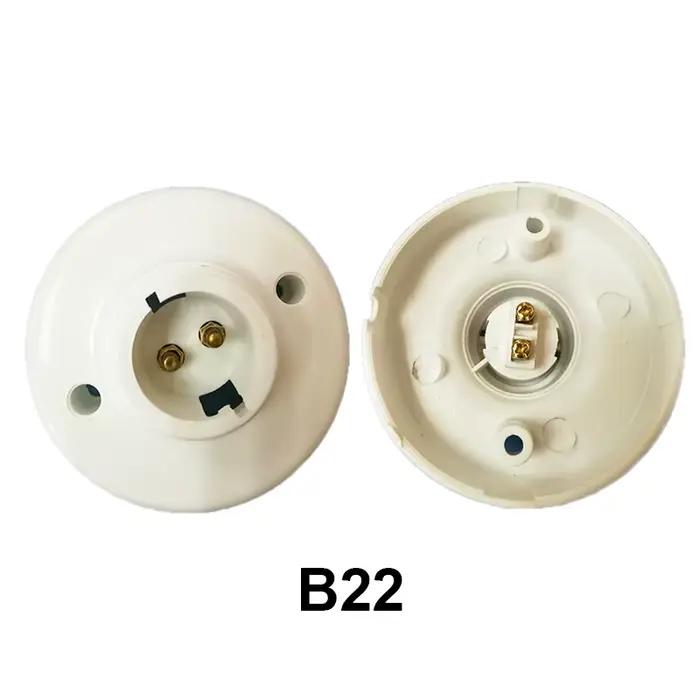 Base de lampe à vis e27 B22, support de lampe, douille d'ampoule e27, prise AC, adaptateur de suppor