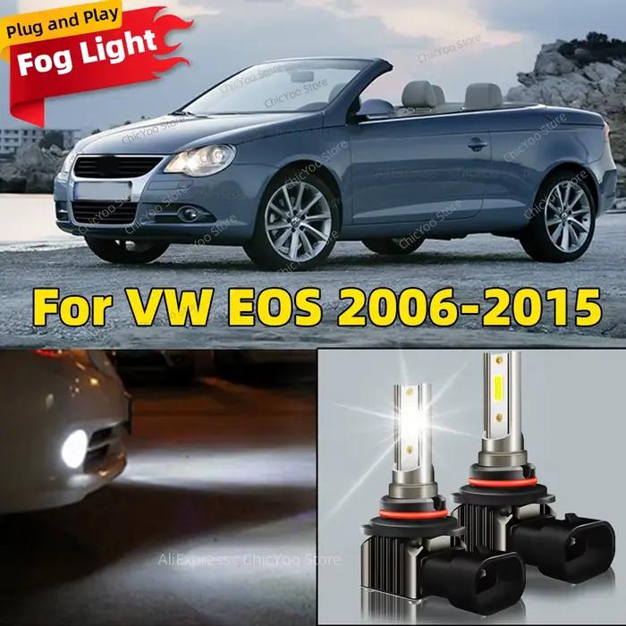 Enquêter antibrouillard LED pour voiture, Plug and Play, 15000LM, 6000K, VW EOS 2006, 2007, 2008, 20