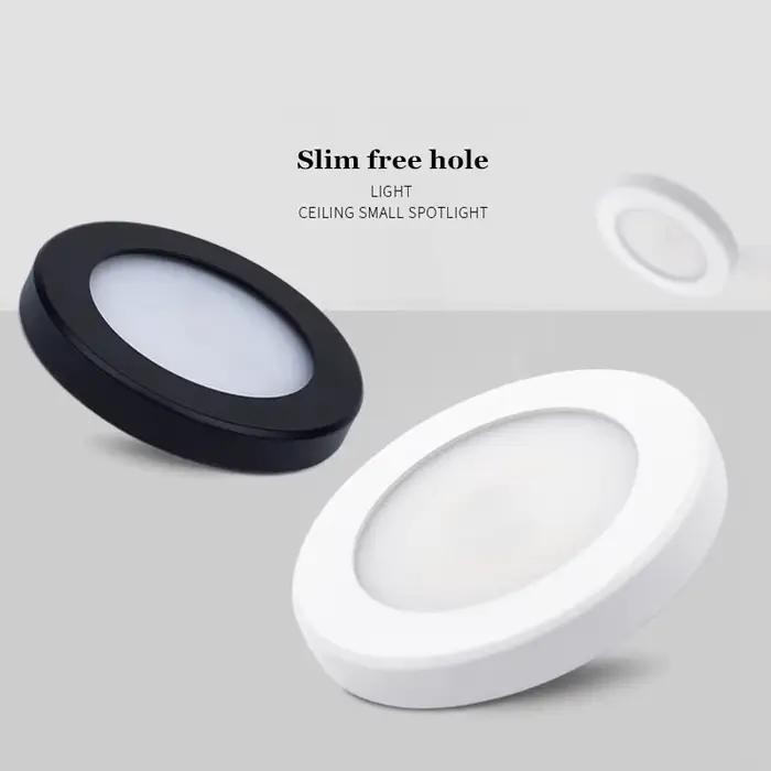 LED Downlight Mini monté en Surface 220V 240V 5W 7W panneau rond Spot Ultra mince éclairage intérieu