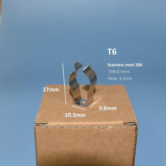 Support de lumière à Clip métallique T4 T5 T6 T7 T8 T9 T10 T12 T13, accessoires de montage pour Tube