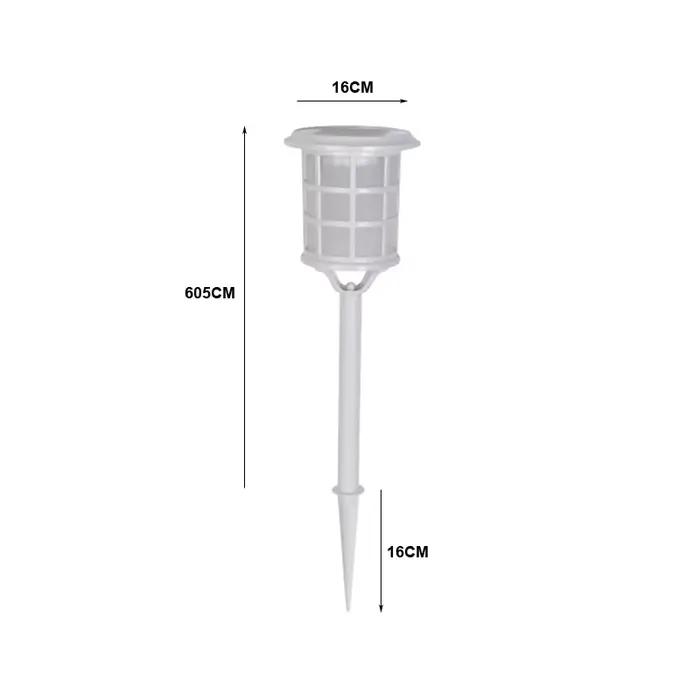 Lampe solaire de sol extérieure, imitation flamme, sans fil, pour jardin, pelouse