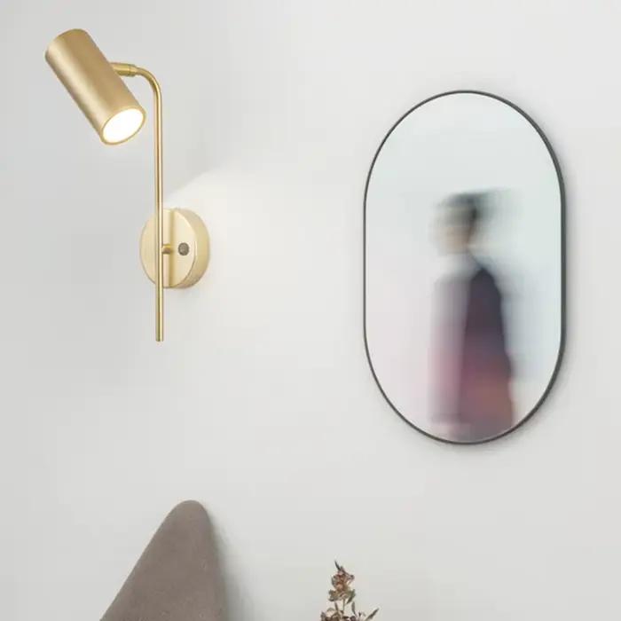 Applique murale rotative moderne salon fond mur LED lumière chambre chevet lumière allée longue pôle
