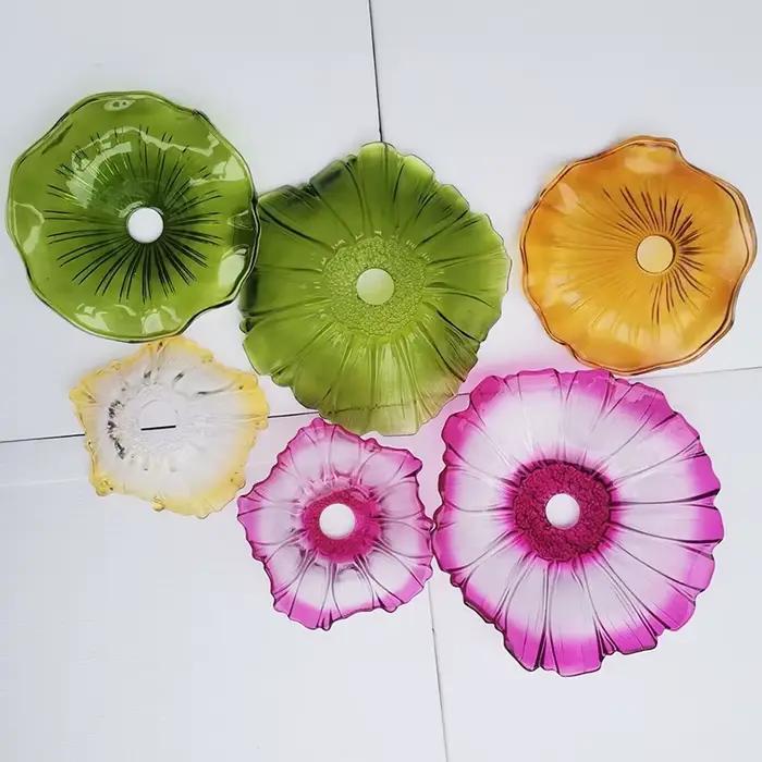 Lampe Suspendue Vintage en Verre à Fleurs, Luminaire Décoratif d'Nik, Idéal pour un Salon, une Chamb