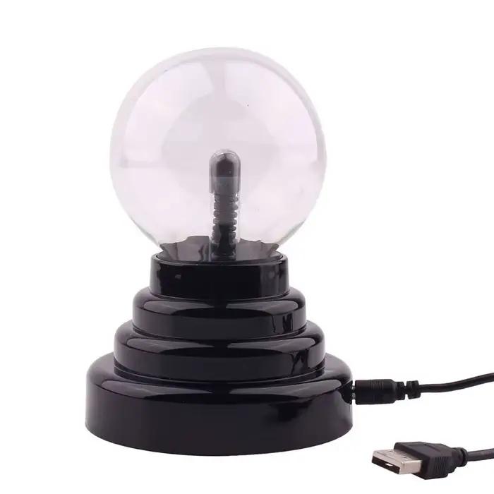 Boule de Plasma, veilleuse atomosphère, lampe à lave, fourniture par piles USB et AAA, cadeau pour e