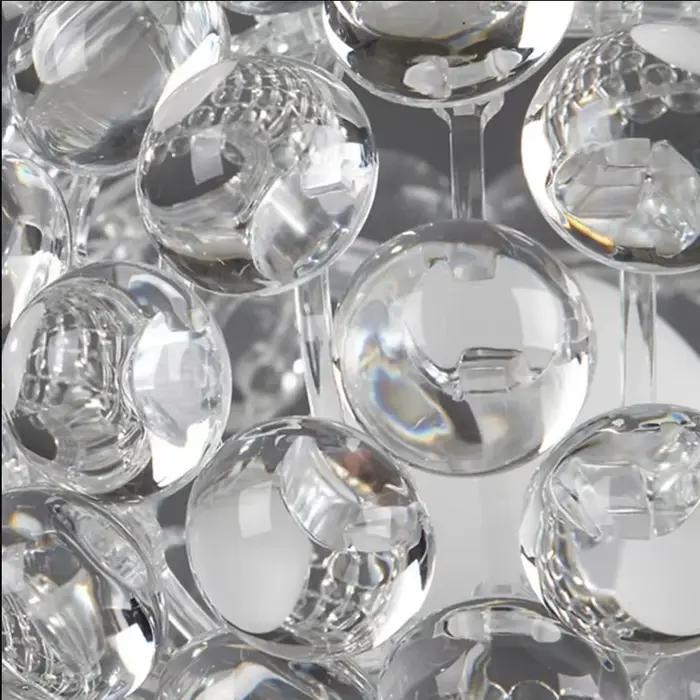 Arcs pour la lampe Caboche Foscarini, luminaires suspendus en acrylique, accessoires transparents