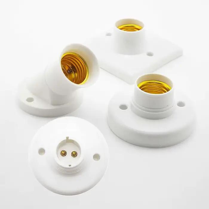 Base de lampe à vis e27 B22, support de lampe, douille d'ampoule e27, prise AC, adaptateur de suppor