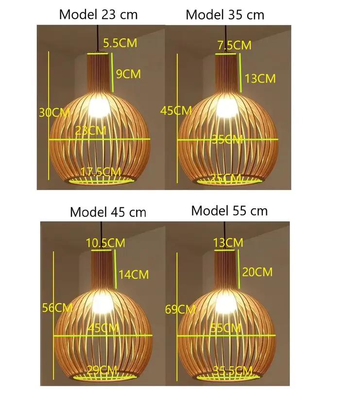 Foscarini – lampe suspendue en forme de Cage en bois massif, couleur noyer noir, blanc, bleu, lumina