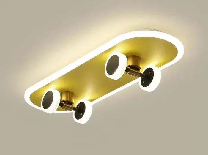 Lustres LED créatifs de style Bauhaus médiéval pour la décoration du salon, luminaires de plafond po
