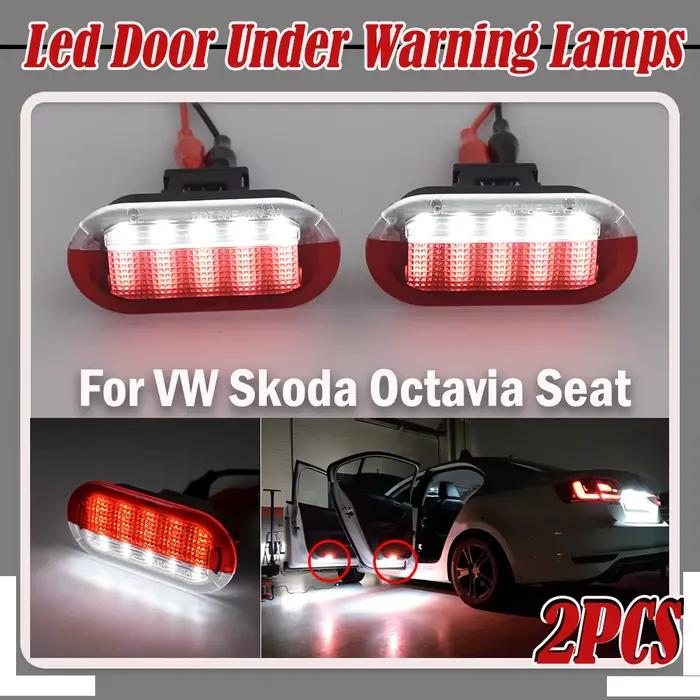 Lampe de courtoisie LED pour portière, éclairage de bienvenue pour les pieds, compatible VW Golf MK4