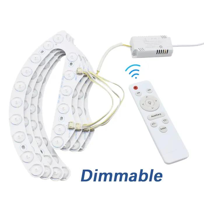 Module Led pour plafonniers gradation 220V panneau lumineux Led de remplacement 72W 96W Module d'éco