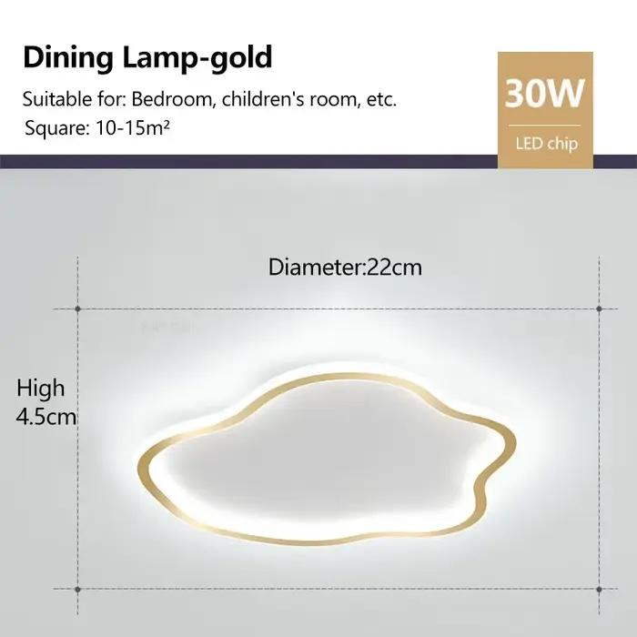 Plafonnier LED suspendu au design nordique, luminaire décoratif d'intérieur, idéal pour un salon, un