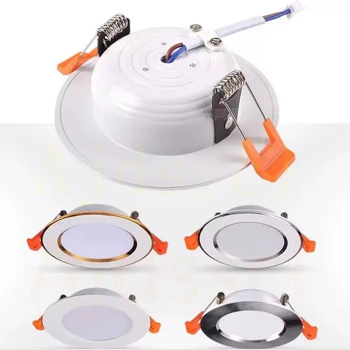Spot lumineux LED encastrable pour le plafond, éclairage d'intérieur, lumière blanche chaude ou froi