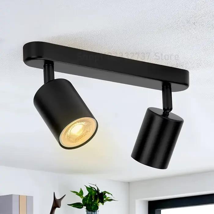 Moderne GU10 LED étude plafonniers luminaires de cuisine salle à manger fond décoration abat-jour ré