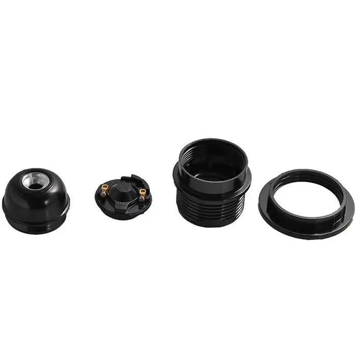 Base de lampe vintage E26, support d'ampoule bricolage, demi-dent avec adaptateur de lampe annulaire
