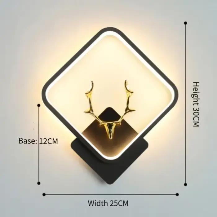 Applique Murale LED au Design Artistique Moderne, Luminaire Décoratif d'Nik, Idéal pour un Salon, un