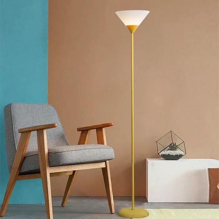 Lampadaire LED créatif, corps de lampe noir et blanc, adapté à l'éclairage intérieur, lampe décorati