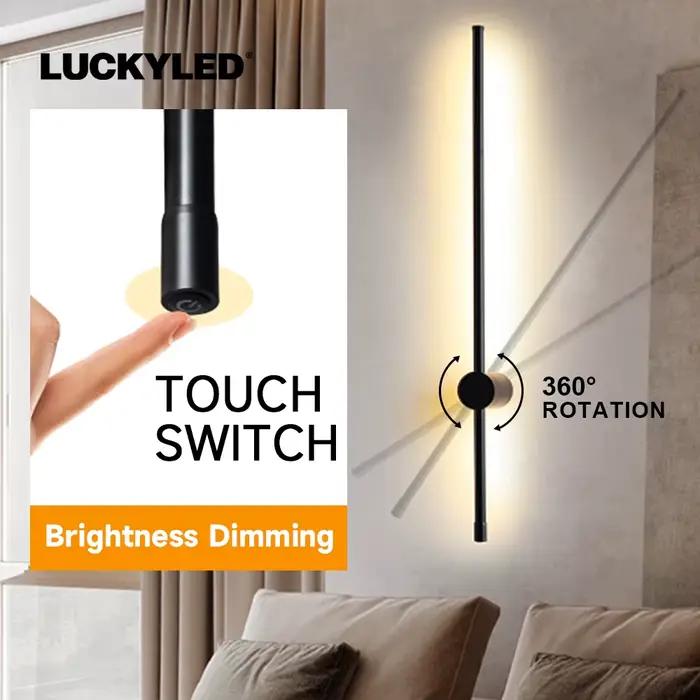 LUCKYLED moderne mur LED lumière AC85-290V longue applique applique 100 cm 120 cm intérieur applique