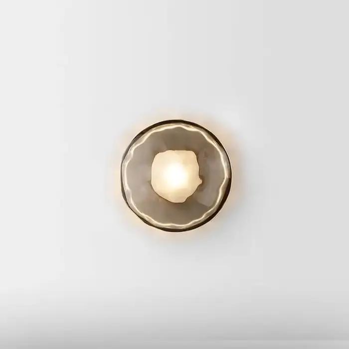 Applique murale LED moderne pour salon fond applique en verre maison escalier allée couloir éclairag