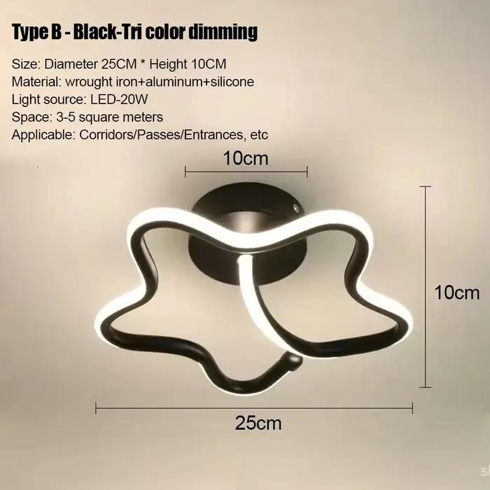 LED bande allée plafonniers moderne minimaliste salon lampes pour balcon entrée escalier décor à la 