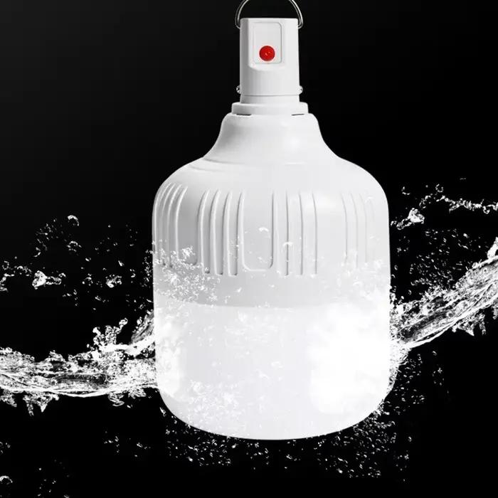 USB Rechargeable Camping lumières lumière LED lanterne Portable ampoule de secours lampe haute puiss
