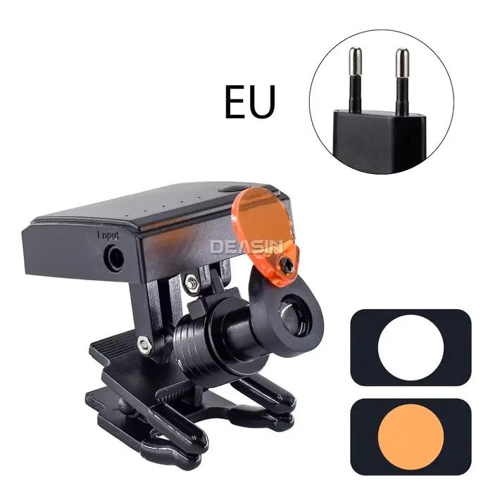 Lampe frontale dentaire sans fil portable 5W LED avec filtre optique pour chirurgie dentaire