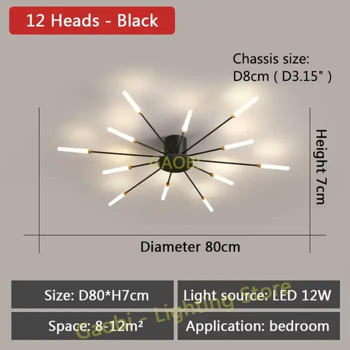Plafonnier de style design pour salon, luminaire de chambre à coucher, lustre nordique pour cuisine,