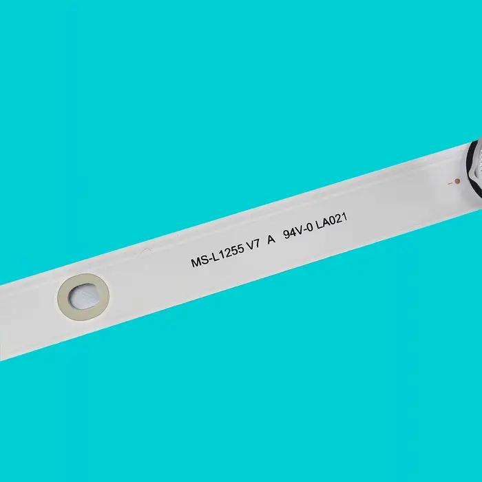 Bande de rétroéclairage LED pour CT-8250 UHD K50DLX9US MS-L1255 V7 50LEM-1027/FTS2C CX500DLEDEM PU50