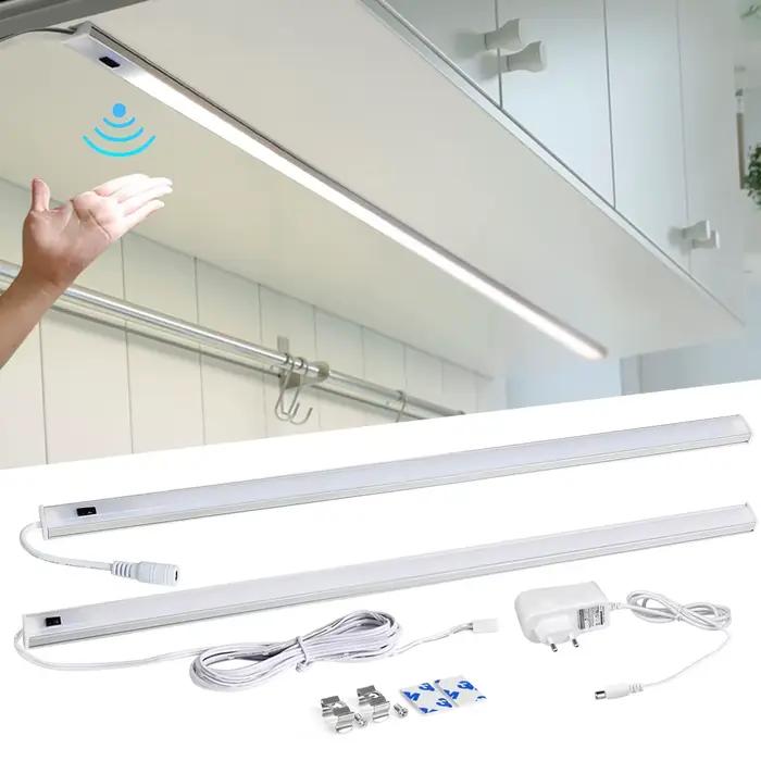 Lumière LED sous-meuble lumières pour cuisine interrupteur de balayage manuel PIR capteur de mouveme