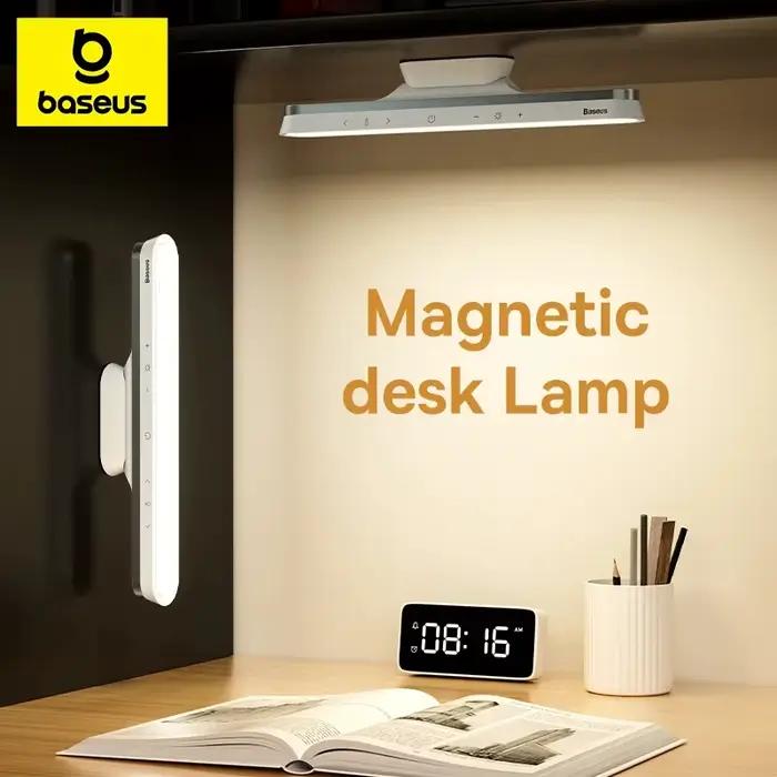 Bas192.- Lampe de bureau LED magnétique, lampe de table aste, gradation continue, armoire, veilleuse