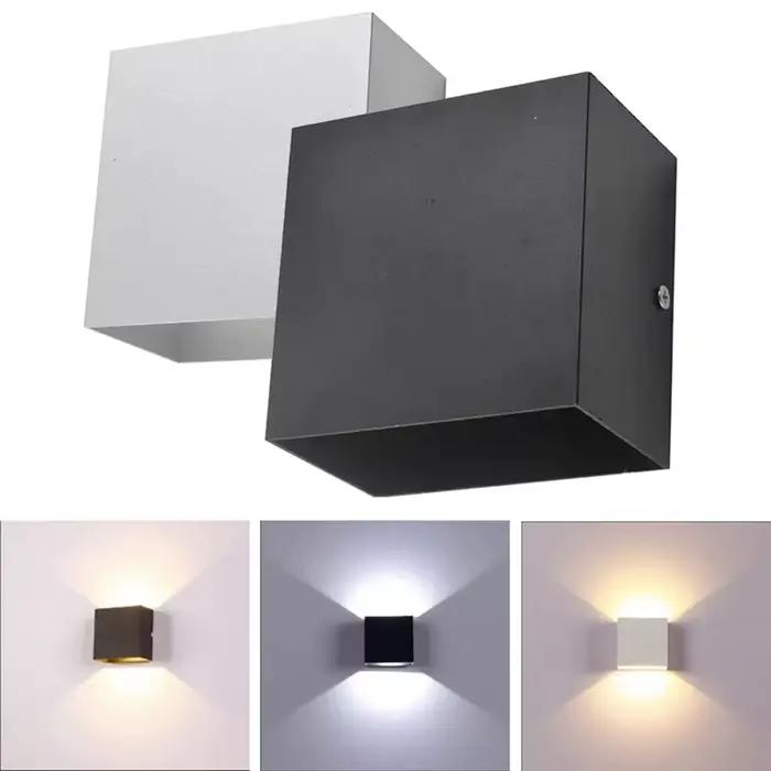 Cube COB LED éclairage intérieur applique moderne éclairage domestique décoration applique lampe en 